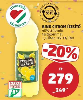 Bino Citrom Ízesítő
