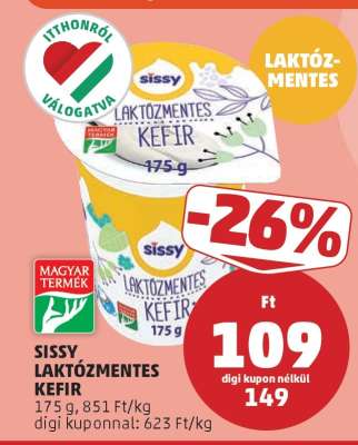 Sissy Laktózmentes Kefir