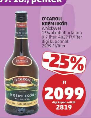 O'Caroll Krémlikőr