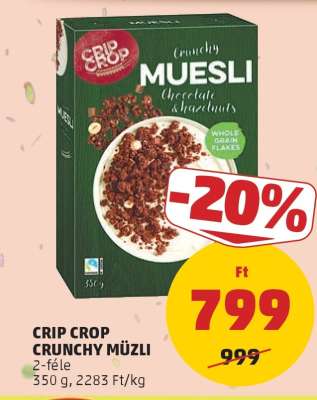 CRIP CROP CRUNCHY MÜZLI