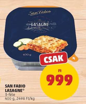 SAN FABIO LASAGNE