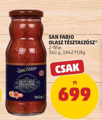 SAN FABIO OLASZ TÉSZTASZÓSZ