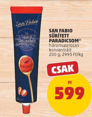 San Fabio Sűrített Paradicsom