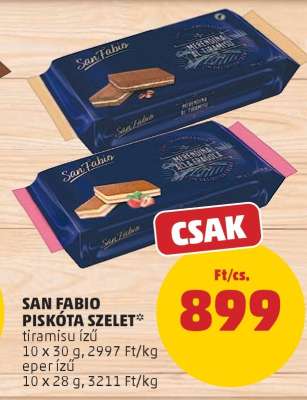 San Fabio Piskóta Szelet