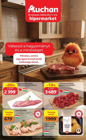 Újság Auchan - 2026.09.17 - 2026.09.23.