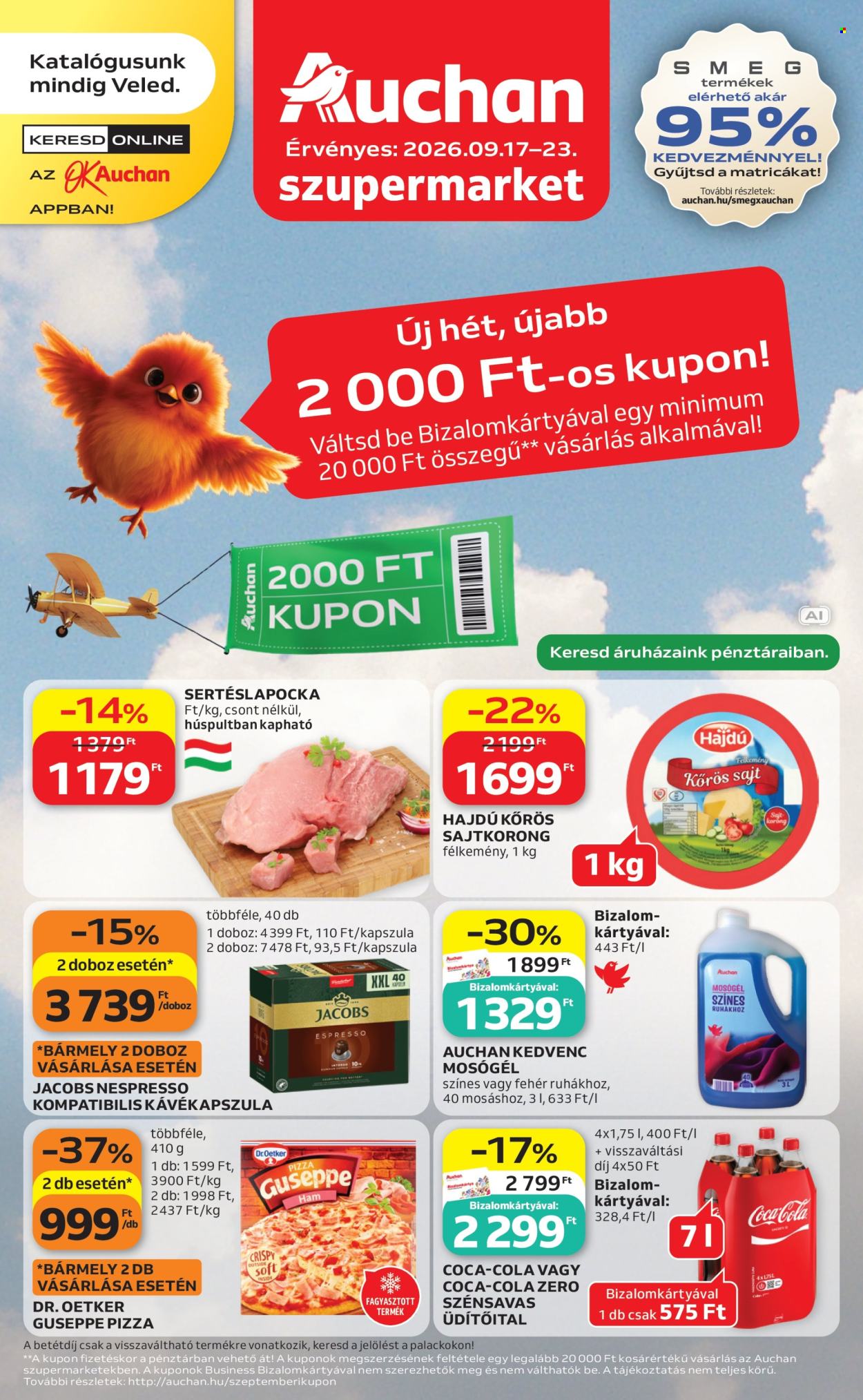 Auchan akciós újságok - 2026.09.17 - 2026.09.23. Oldal 1
