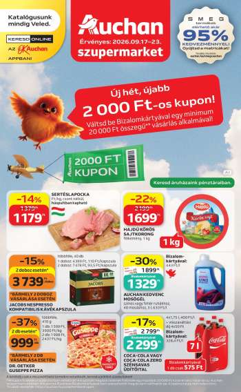 Újság Auchan - 2026.09.17 - 2026.09.23.