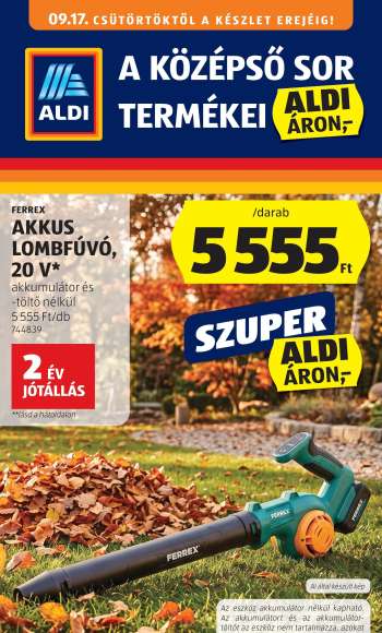 Újság Aldi - 2026.09.17 - 2026.09.23.