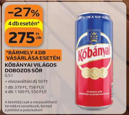 Kőbányai Világos Dobozos Sör
