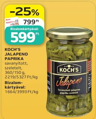 KOCH’S JALAPENO PAPRIKA