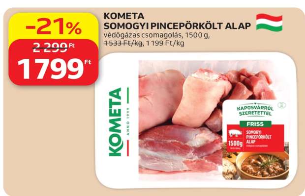 KOMETA SOMOGYI PINCEPÖRKÖLT ALAP
