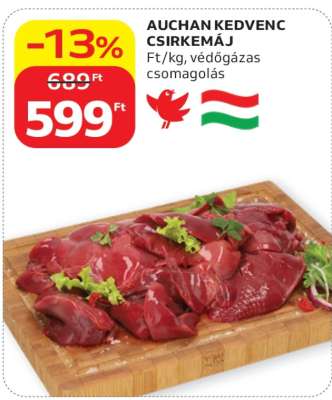 AUCHAN KEDVENC CSIRKEMÁJ