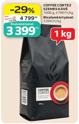 COFFEE CORTEZ SZEMES KÁVÉ