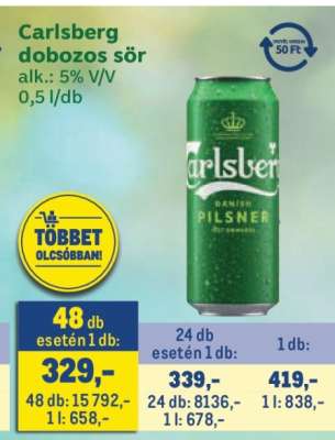 Carlsberg Dobozos Sör
