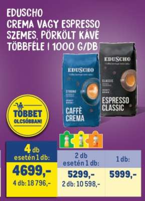 Eduscho Crema vagy Espresso