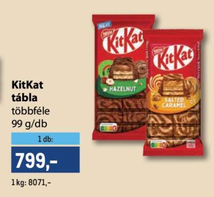 KitKat tábla