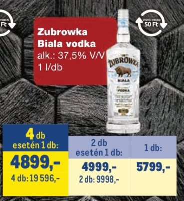 ZUBROWKA Biala vodka*