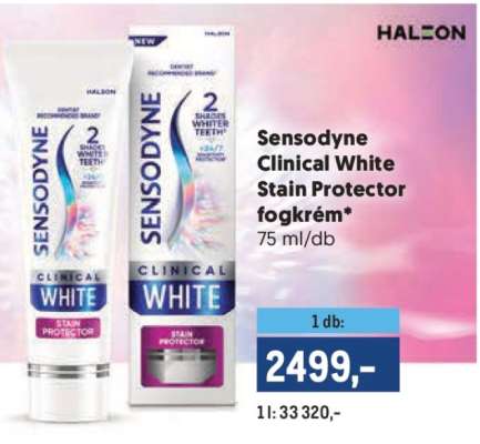 SENSODYNE Clinical White Stain Protector fogkrém