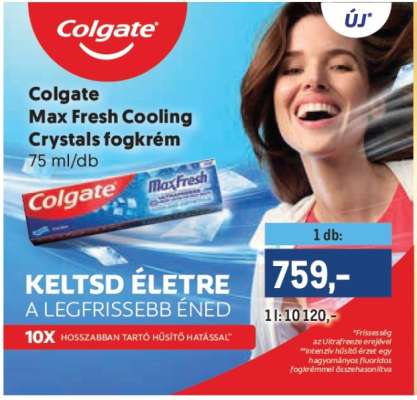 Colgate Max Fresh Cooling Crystals fogkrém