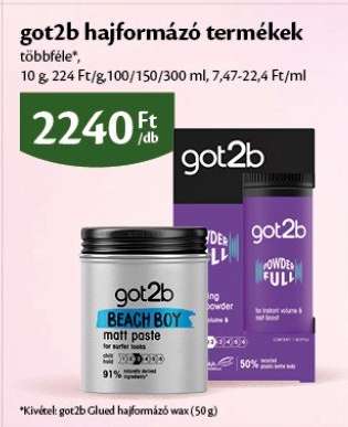 got2b hajformázó termékek