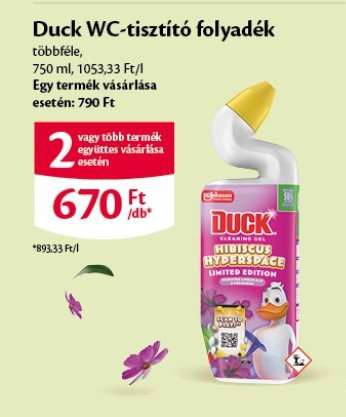 DUCK WC-TISZTÍTÓ FOLYADÉK
