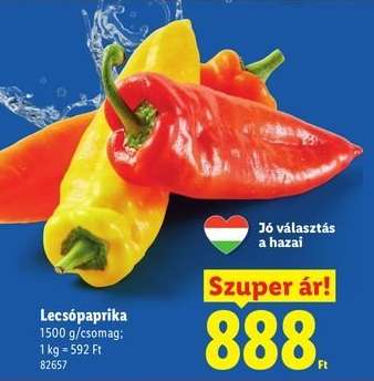 Lecsópaprika