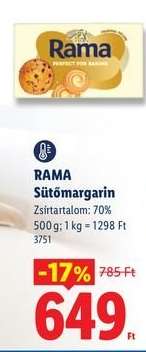 RAMA Sütőmargarin