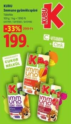 Kubu Immuno gyümölcspüré