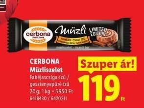 CERBONA Müzliszelet*