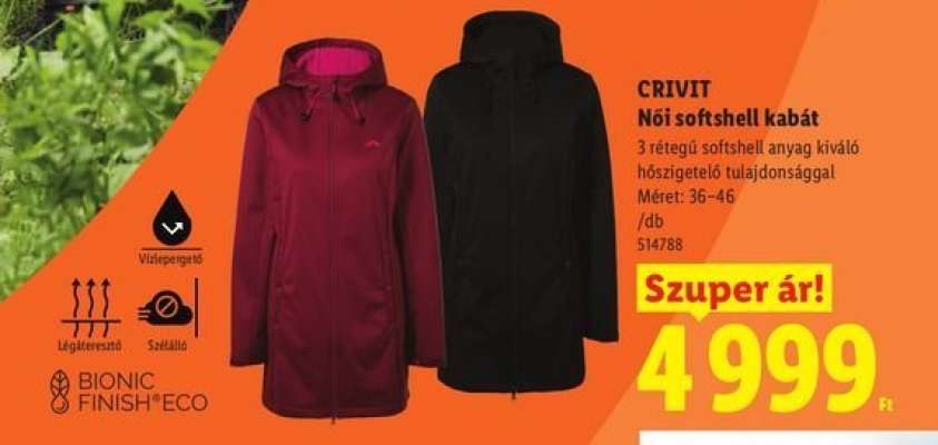 Crivit Női softshell kabát