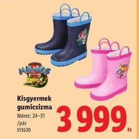 Kisgyermek gumicsizma