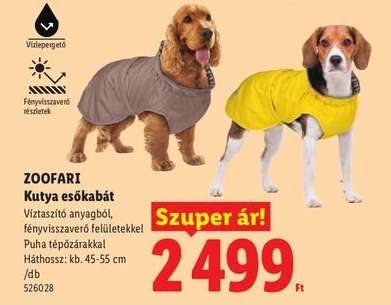 ZOOFARI Kutya esőkabát