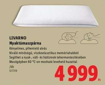 Livarno Nyaktámaszpárna