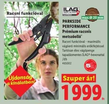 PARKSIDE PERFORMANCE Prémium racsnis metszőolló