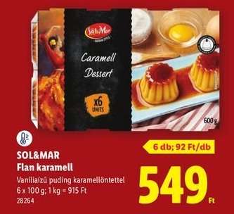 SOL&MAR Flan karamell