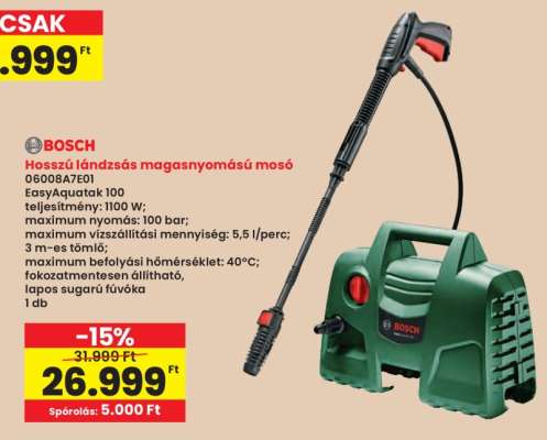 Hosszú lándzsás magasnyomású mosó