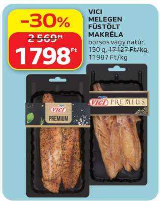 VICI MELEGEN FÜSTÖLT MAKRÉLA