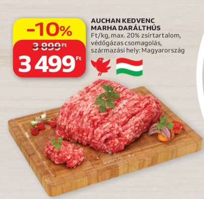 AUCHAN KEDVENC MARHA DARÁLTHÚS