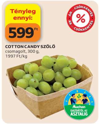 Cotton Candy szőlő