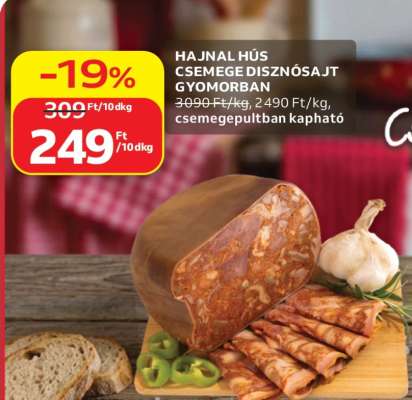 HAJNAL HÚS CSEMEGE DISZNÓSAJT GYOMORBAN