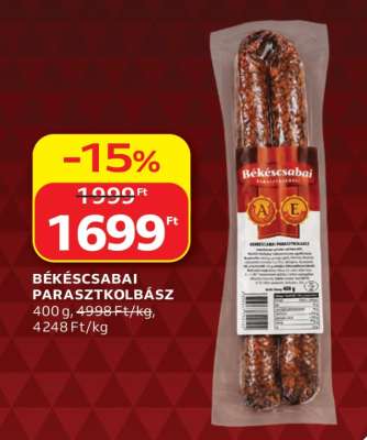 Békéscsabai parasztkolbász