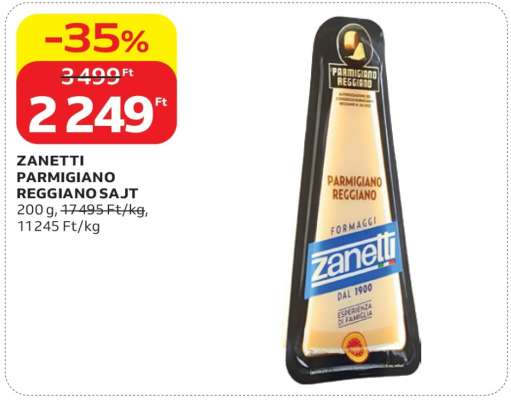 Zanetti Parmigiano Reggiano Sajt