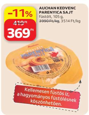 AUCHAN KEDVENC PARENYICA SAJT