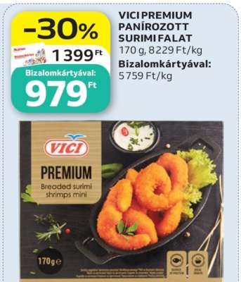 VICI PREMIUM PANÍROZOTT SURIMI FALAT