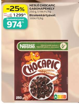 NESLÉ CHOCAPIC GABONAPEHELY