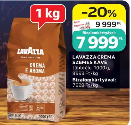 LAVAZZA CREMA SZEMES KÁVÉ