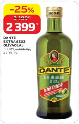 DANTE EXTRA SZŰZ OLÍVAOLAJ