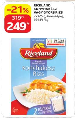 Riceland Konyhakész vagy Gyors rizs