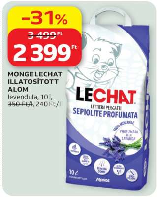 MONGE LECHAT ILLATOSÍTOTT ALOM