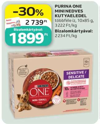 Purina One Mini nedves kutyaeledel
